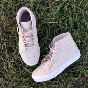 Pale Pink Vans 7.5 Wmns